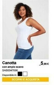 Terranova Canotta offerta