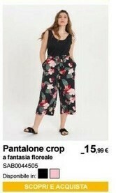 Terranova Pantalone Crop offerta