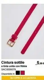 Terranova Cintura Sottile offerta