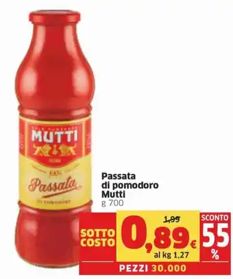 Sigma Superstore Mutti Passata di pomodoro 700 g offerta