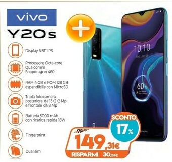Expert Vivo Y20S offerta