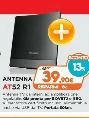Expert Meliconi Antenna AT52 R1 offerta