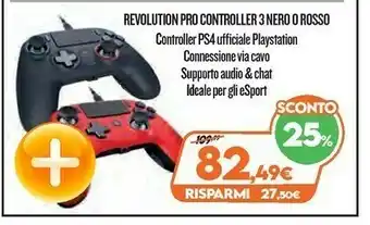 Expert Nacon Revolution Pro Controller 3 Nero offerta