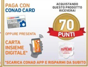 Conad Paga Con Conad Card Carta Insieme Digitale offerta