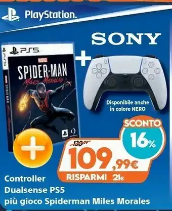 Expert Sony Controller Dualsense PS5 offerta