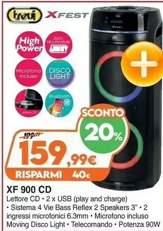 Expert Trevi XF 900 CD offerta