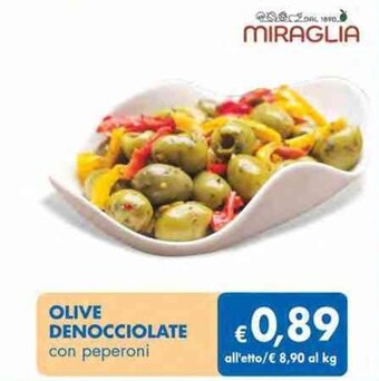 Olive Denocciolate con peperoni