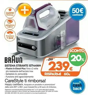 Expert Braun Sistema Stirante IS7144WH offerta