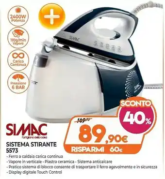 Expert Simac Sistema Stirante 5573 offerta