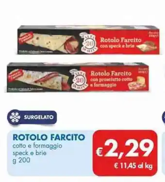 MD Discount Rotolo Farcito cotto e formaggio speck e brie g 200 offerta