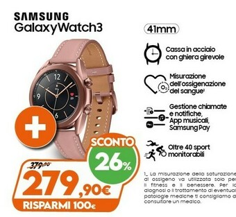 Expert Samsung Galaxy Watch 3 offerta