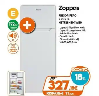 Expert Zoppas HZTF28NSM1WEO offerta