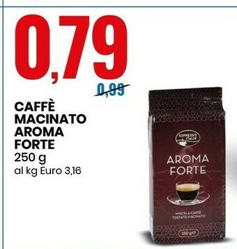 Eurospin Caffe Macinato Aroma Forte offerta