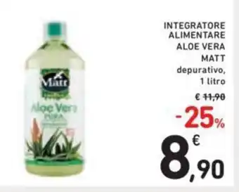 Matt Integratore Alimentare Aloe Vera depurativo 1 litro