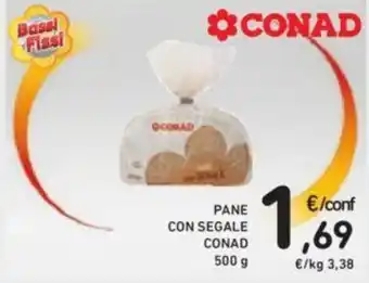 Conad Conad Pane con Segale 500 g offerta