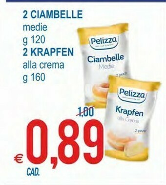MD Discount Pelizza 2 Ciambelle Medie offerta