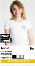 Terranova T-shirt Con Stampa offerta