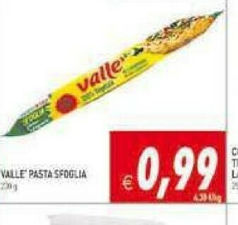 Supermercati Agorà Vallè Pasta Sfoglia offerta