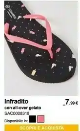 Infradito Con All-over Gelato