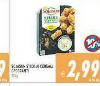Supermercati Agorà Sojasun Sticks Vegetali Ai Cereali Croccanti offerta