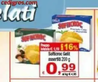 CTS Supermercati Gelit - Softicroc Prosciutto Cotto E Mozzarella 200 G(ml) offerta
