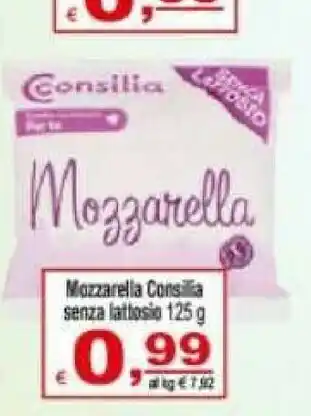 CTS Supermercati Consilia Mazzarella Senza Lattosio offerta
