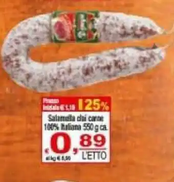 CTS Supermercati Salamella Dai Carne offerta