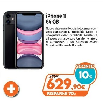 Expert T-Mobile Apple IPhone 11 15,5 Cm (6.1") 64 GB Nero offerta
