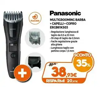 Expert Panasonic ERGB61K503 offerta