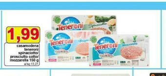 Gros Casa Modena Teneroni Un Mondo Divertente E Nutriente Spinaciotto 150 G(ml) offerta