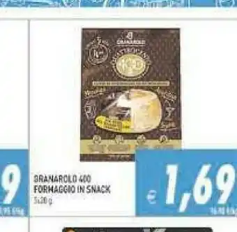 Gros Granarolo Formaggio In Snack offerta