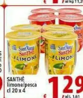 Gros Sant'anna SanThè Pesca 200 G(ml) offerta