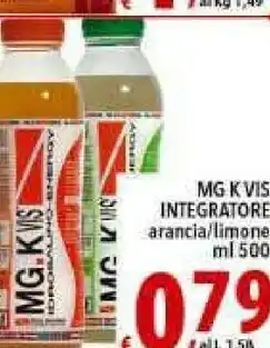 Mg.k vis Integratore Arancia 500ml