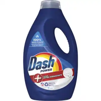 Dash liquido power detersivo bucato lavatrice extra igienizzante 18 lavaggi