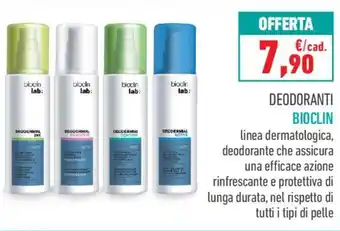 Conad Bioclin Deodoranti offerta