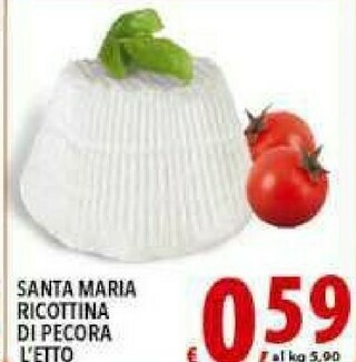 Gros Santa maria Mozzarella offerta