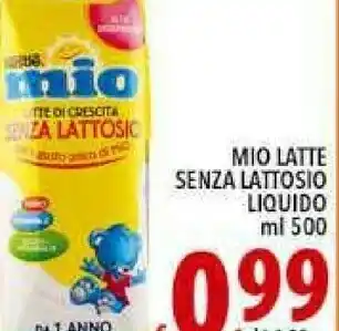 Gros Nestlè Mio Latte Senza Lattosio Liquido offerta