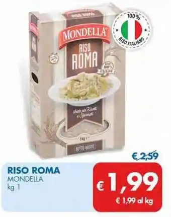 MD Discount Mondella Riso Roma kg 1 offerta