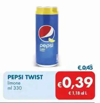 MD Discount Pepsi Twist limone ml 330 offerta