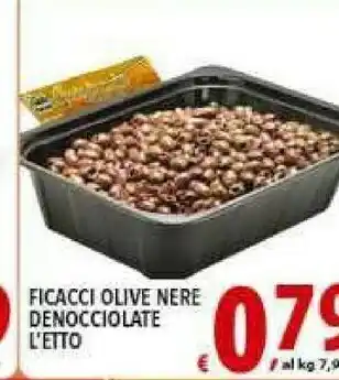 Gros Ficacci Olive Nere Denocciolate offerta