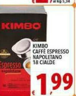 Gros Kimbo Caffè Espresso Napoletano offerta
