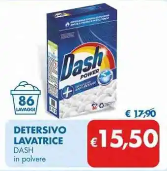 MD Discount Dash Detersivo Lavatrice in polvere offerta