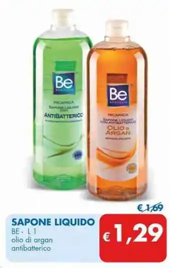 MD Discount Be Sapone Liquido olio di argan antibatterico L 1 offerta