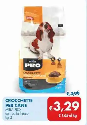 MD Discount Miba Pro Crocchette per Cane con pollo fresco kg 2 offerta