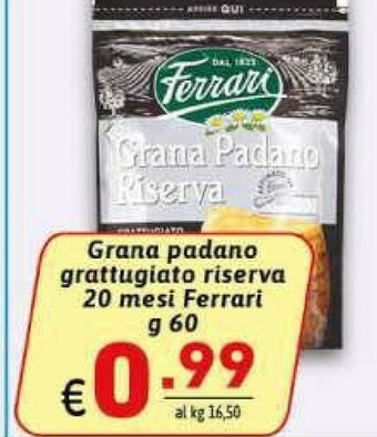 Ipercarni Grana Padano Formaggio offerta