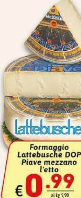 Ipercarni Lattebusche Formaggio offerta