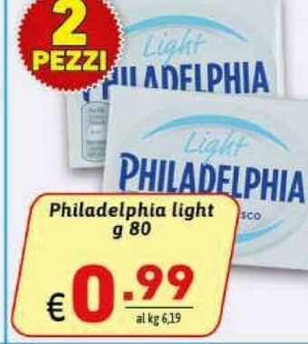 Ipercarni Philadelphia Formaggio spalmabile offerta