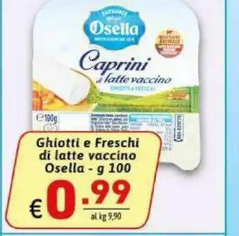 Ipercarni Osella Formaggio spalmabile offerta