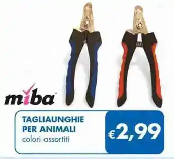 MD Discount Miba Tagliaunghie per Animali colori assortiti offerta