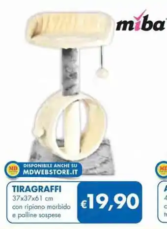 MD Discount Miba Tiragraffi 37x37x61 cm offerta